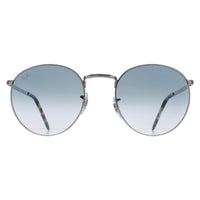 Ray-Ban RB3637 New Round Sunglasses Silver Blue Gradient 53