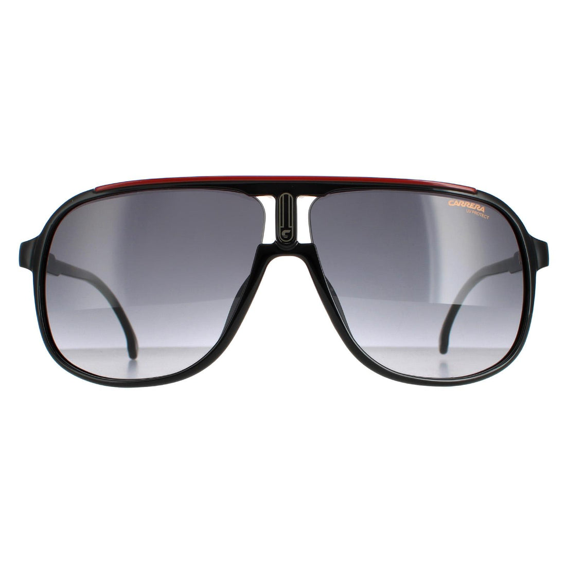 Carrera 1047/S Sunglasses Black Red / Dark Grey Gradient