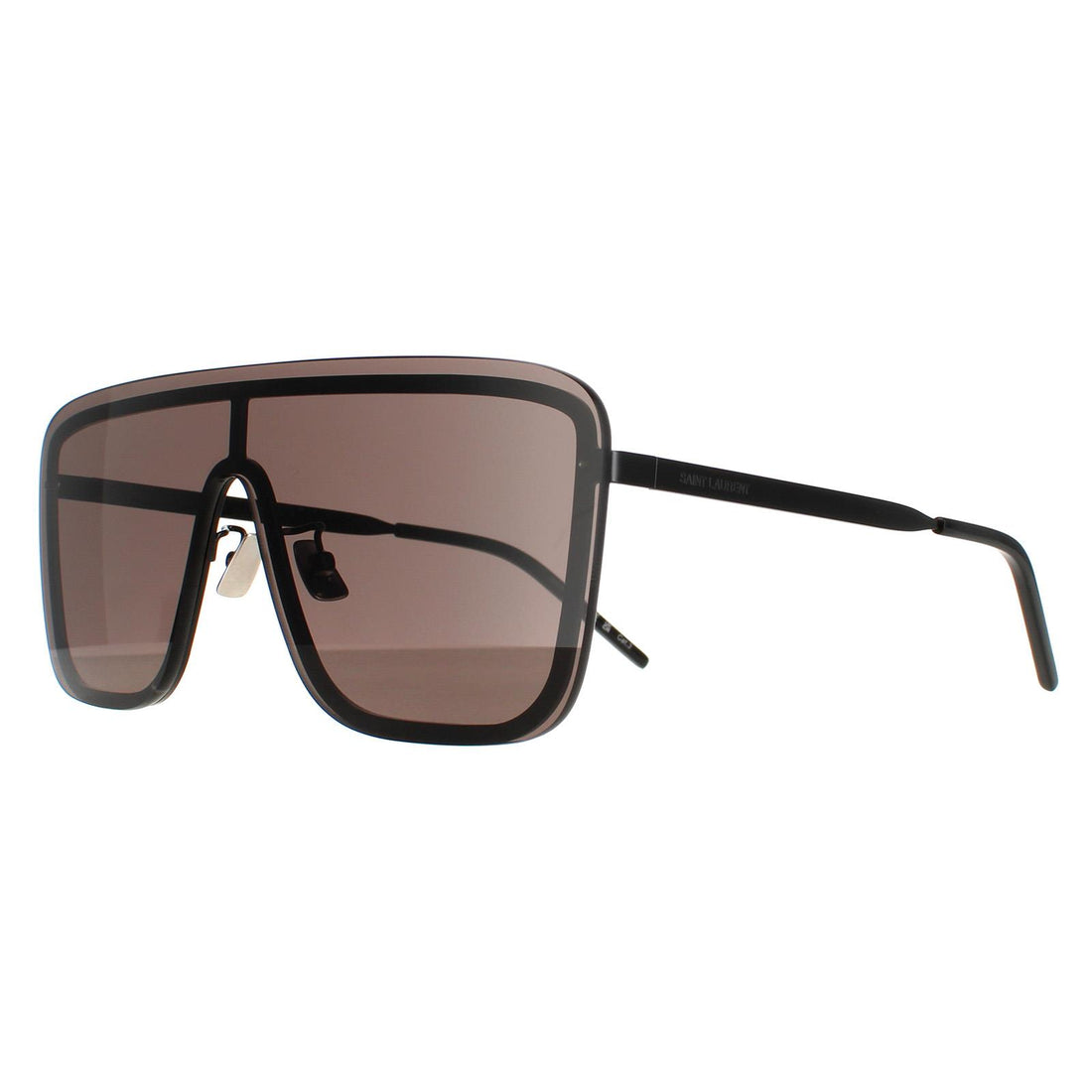 Saint Laurent Sunglasses SL364 MASK 002 Black Dark Grey