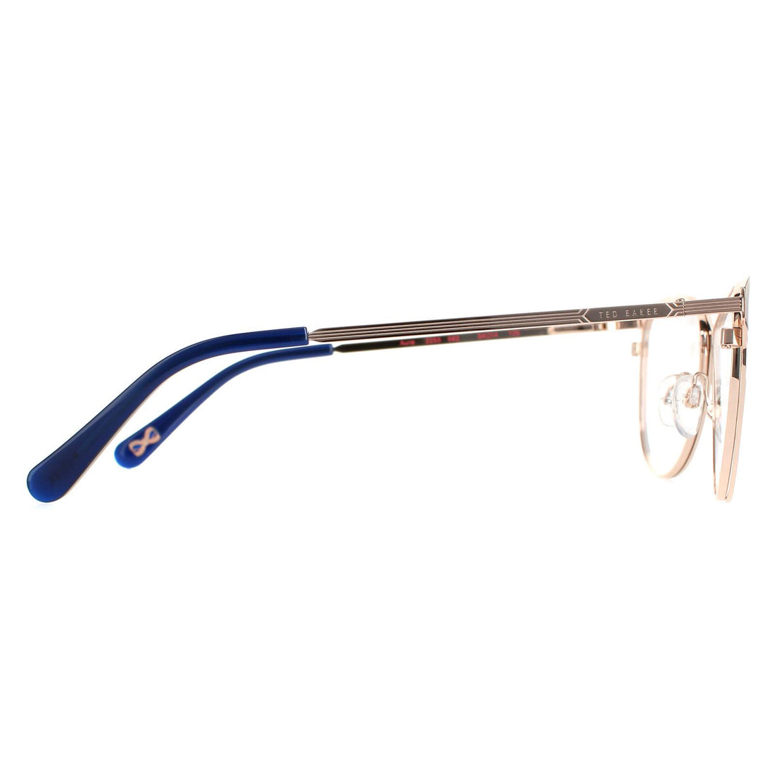 Ted Baker Glasses Frames TB2255 Aure 682 Navy Blue and Gold Women