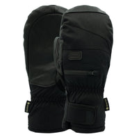 POW Black Wayback GTX Short Mens Mitten Snow Glove - M