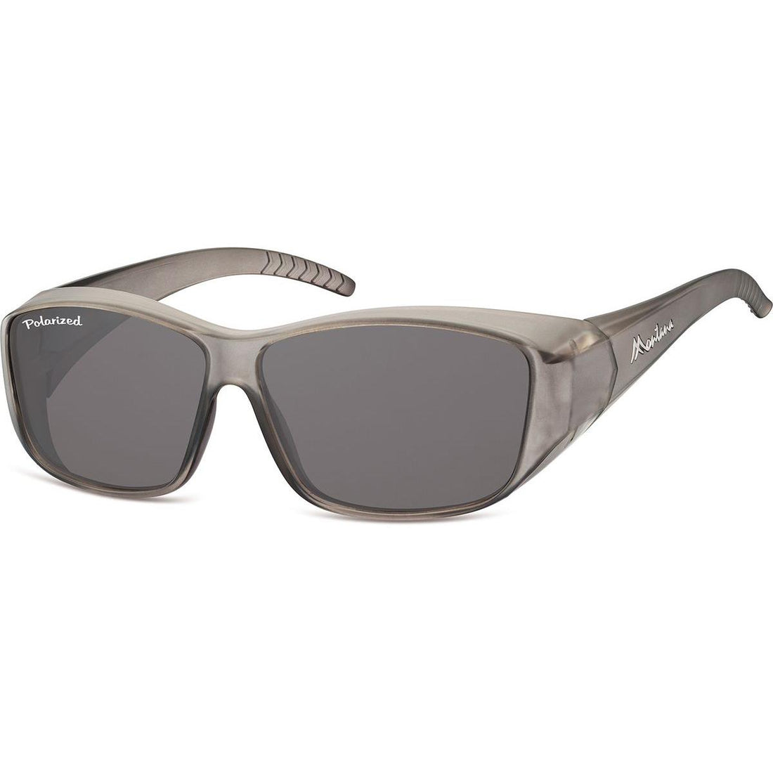 Montana Fit Over Glasses Sunglasses FO4 D Matte Grey Smoke Polarized