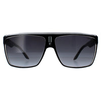 Carrera Sunglasses 22 80S/9O Black White Grey Gradient