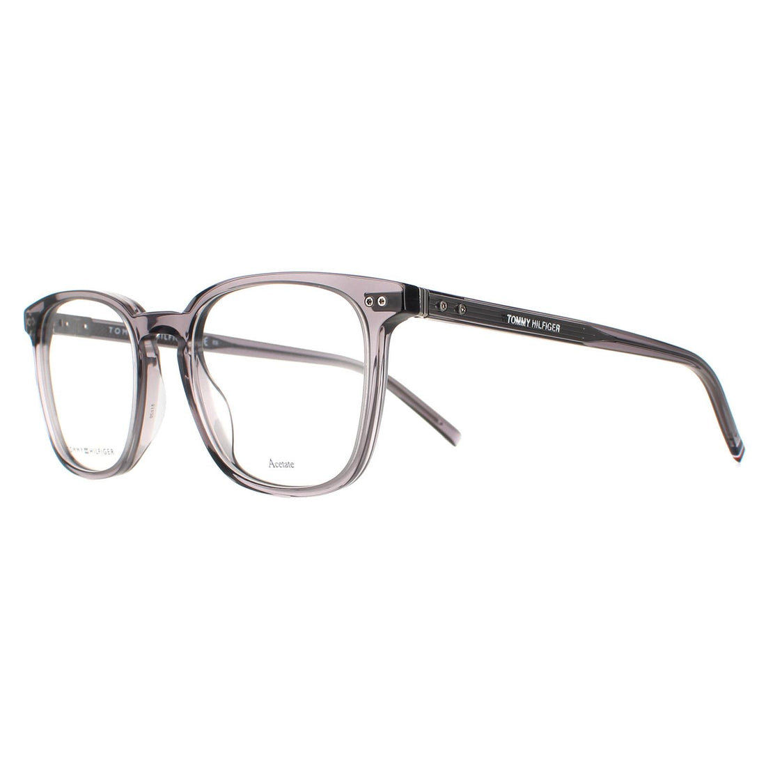 Tommy Hilfiger Glasses Frames TH 1814 KAC Transparent Grey Shaded Grey Texture Men