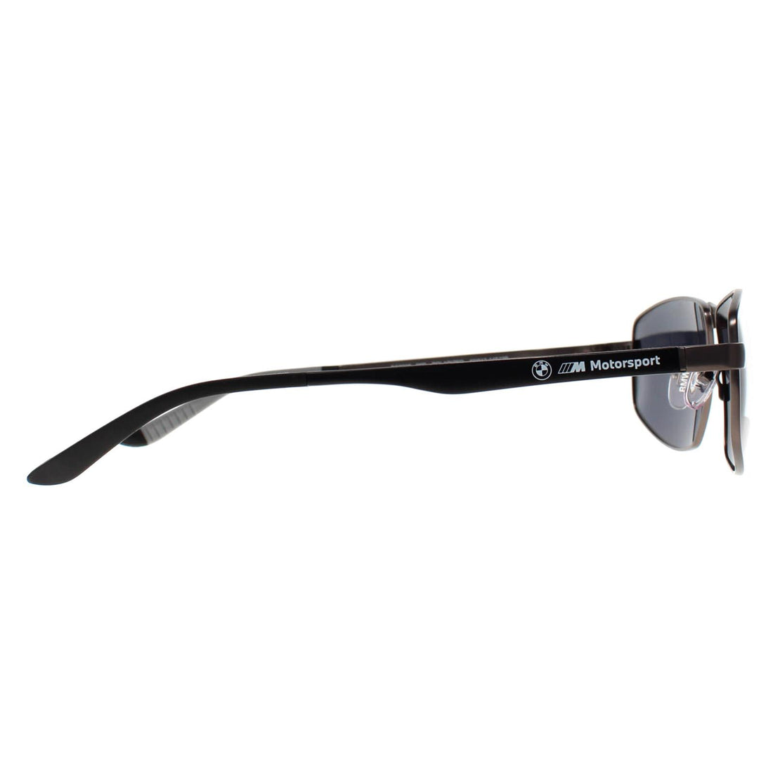 BMW Sunglasses BS0038 09D Matte Gunmetal Smoke Polarized