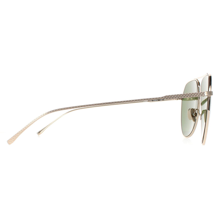 Lacoste Sunglasses L209S 714 Shiny Gold Green