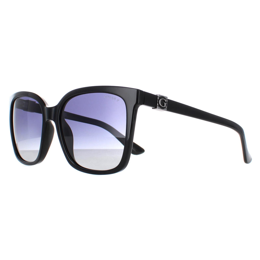 Guess Sunglasses GU7865 01D Shiny Black Smoke Grey Polarized