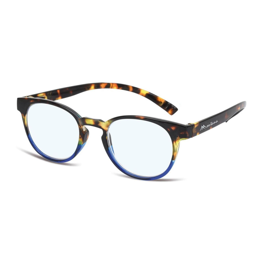 Montana Reading Glasses BLFMNR1 A 2.50 Tortoise Blue Men Women Blue Light Block