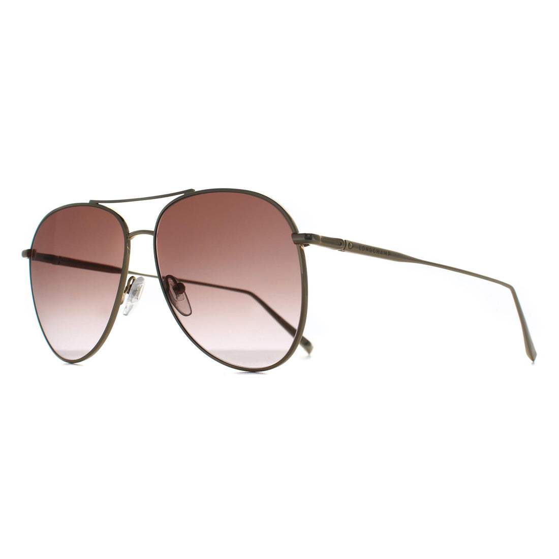 Longchamp Sunglasses LO139S 718 Gold Brown Brown Gradient