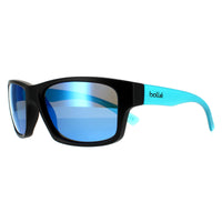 Bolle Sunglasses Holman Floatable 12463 Matte Black Crystal Blue Offshore Blue Polarized