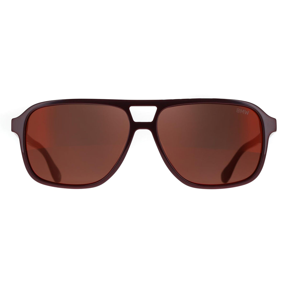 BMW Sunglasses BW0039 50L Burgundy Brown Mirror