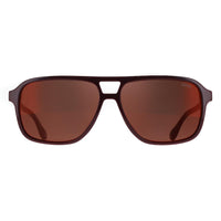 BMW Sunglasses BW0039 50L Burgundy Brown Mirror