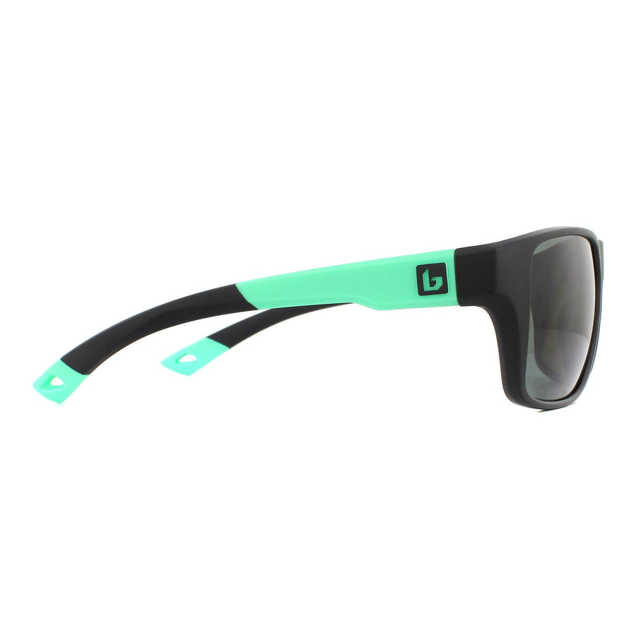Bolle Sunglasses Brecken 12461 Matte Black Mint HD Polarized TNS
