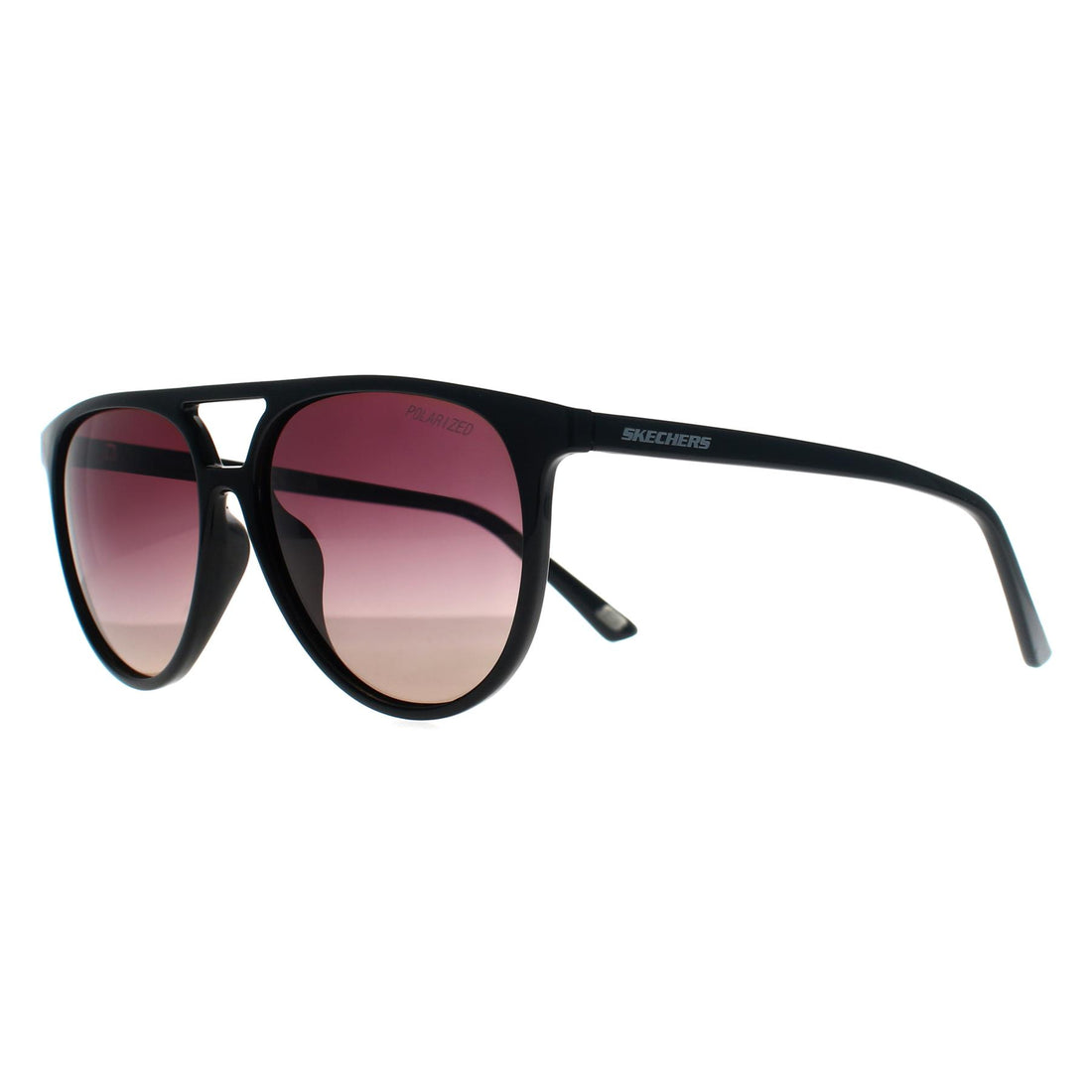 Skechers Sunglasses SE6180 01H Black Brown Gradient