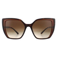 Dolce & Gabbana DG6138 Sunglasses Havana On Transparent Brown / Brown Gradient