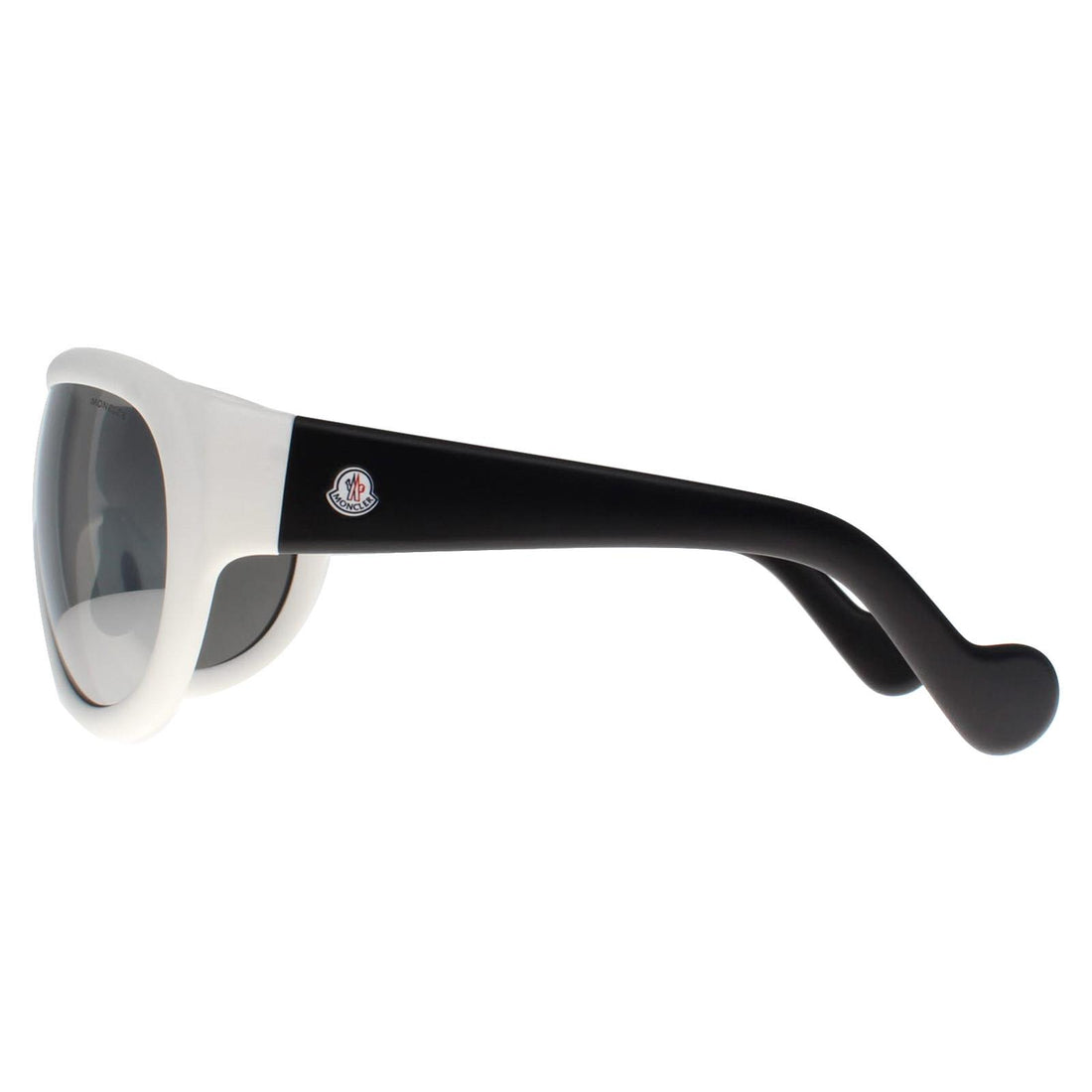 Moncler Sunglasses ML0047 23C White Black Grey Mirror