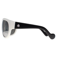 Moncler Sunglasses ML0047 23C White Black Grey Mirror