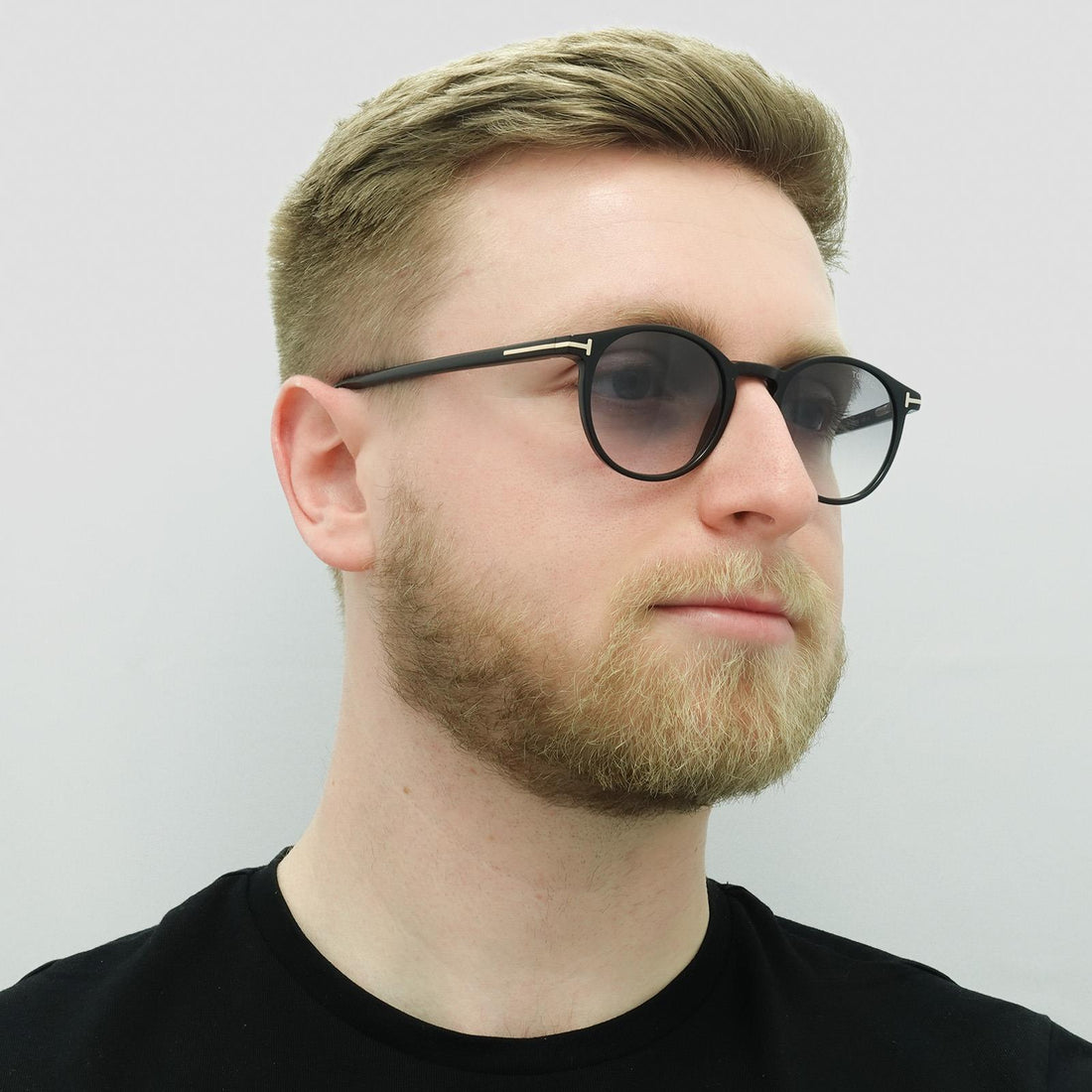 Tom Ford Sunglasses Andrea FT0539 01B Black Grey Gradient