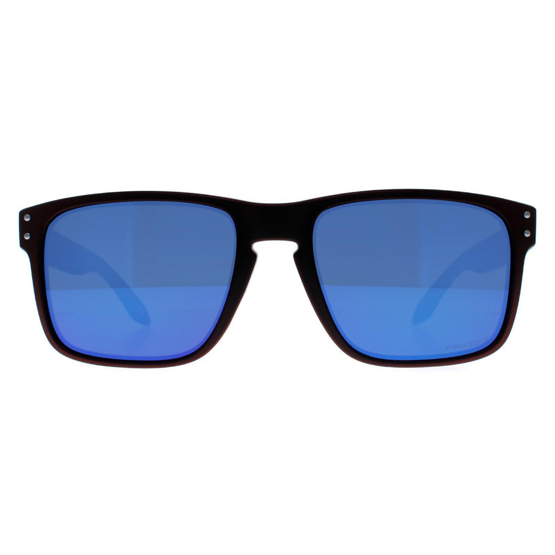 Oakley Holbrook oo9102 Sunglasses Matte Black Red Colourshift Prizm Sapphire
