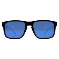 Oakley Holbrook oo9102 Sunglasses Matte Black Red Colourshift Prizm Sapphire