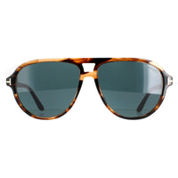 Tom Ford Sunglasses FT0932 Jeffrey 56V Havana Blue
