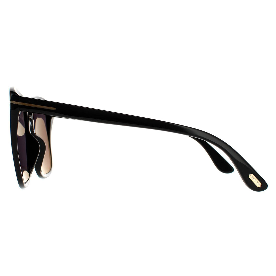 Tom Ford Sunglasses Faye FT0788 01A Shiny Black Smoke Grey