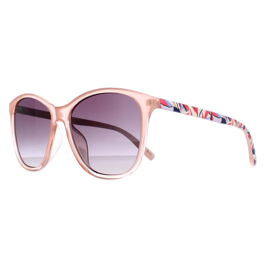 Ted Baker Sunglasses TB1646 Delfi 203 Transparent Pink Grey Gradient