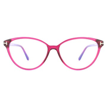 Tom Ford Glasses Frames FT5545-B 075 Dark Pink Crystal Women