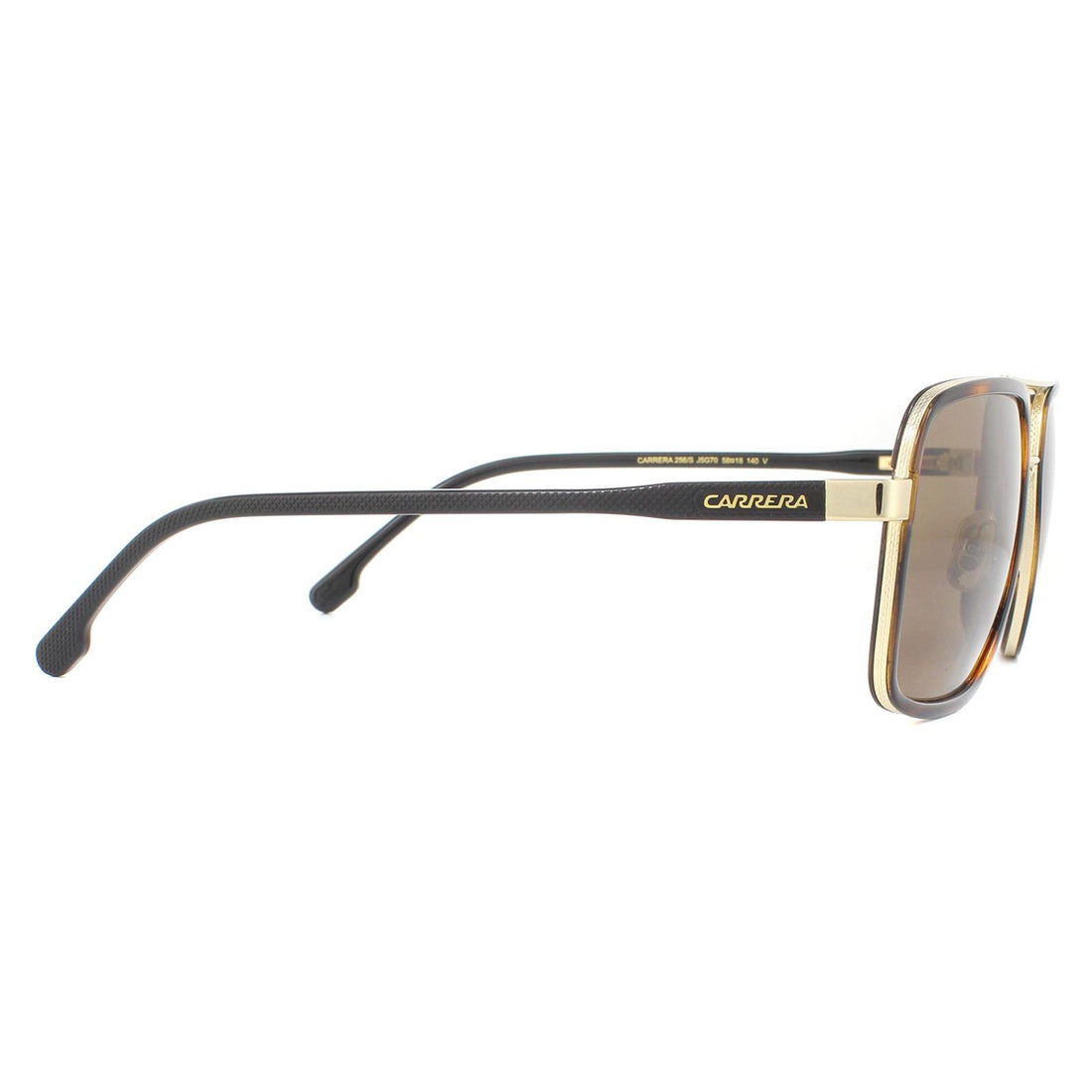 Carrera Sunglasses 256/S J5G 70 Dark Havana Gold Brown