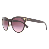 Versace Sunglasses VE2198 12528H Transparent Bordeaux Pink Violet Gradient