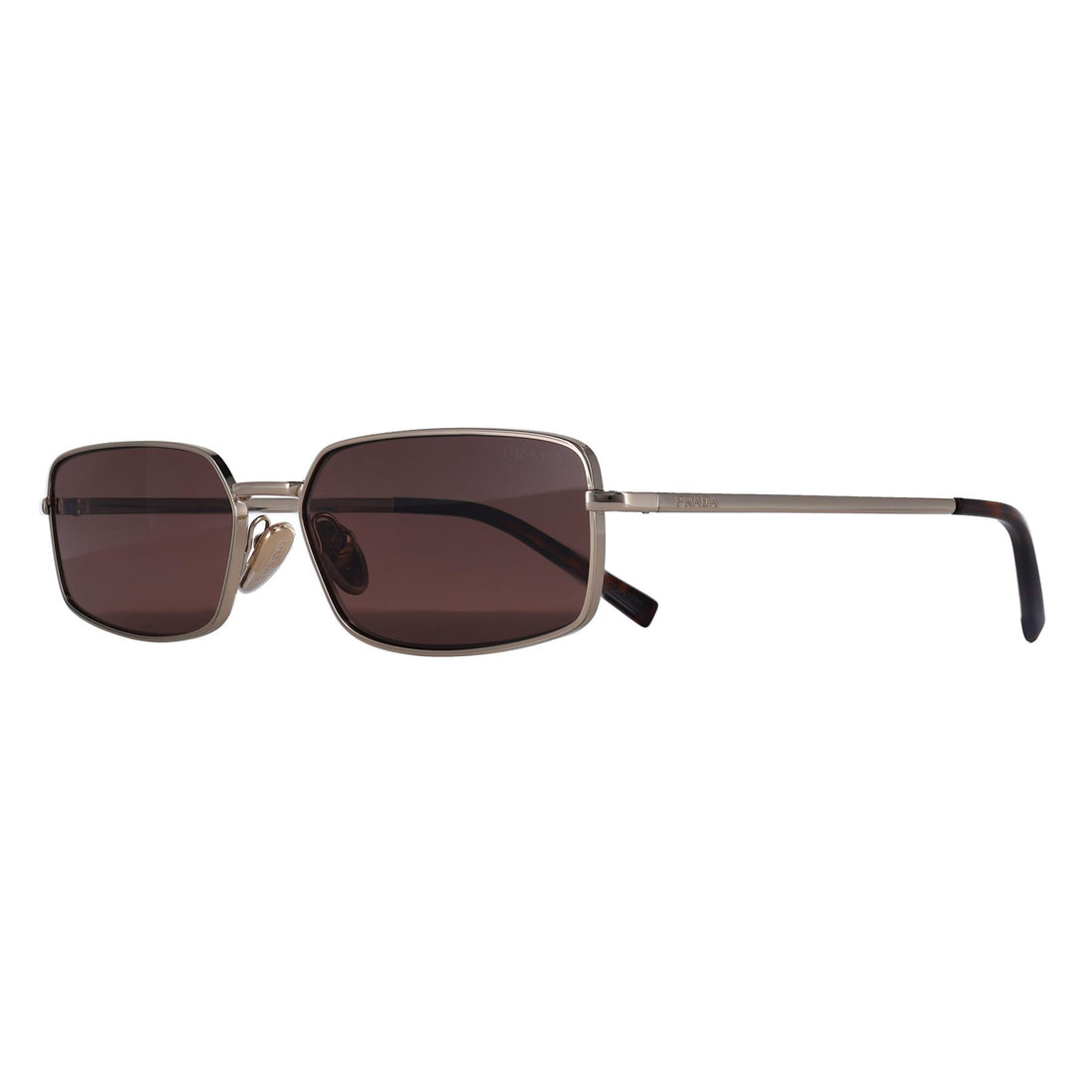 Prada Sunglasses PRA60S ZVN80T Pale Gold Black Chocolate