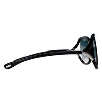 Tom Ford Sunglasses 0578 Anouk 01B Shiny Black Smoke Grey Gradient