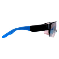 Dragon Sunglasses Tracer X 41091-001 Shiny Black Lumalens Silver Ionized & Spare