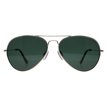 Polaroid Sunglasses 04213 00U H8 Gold Green Polarized
