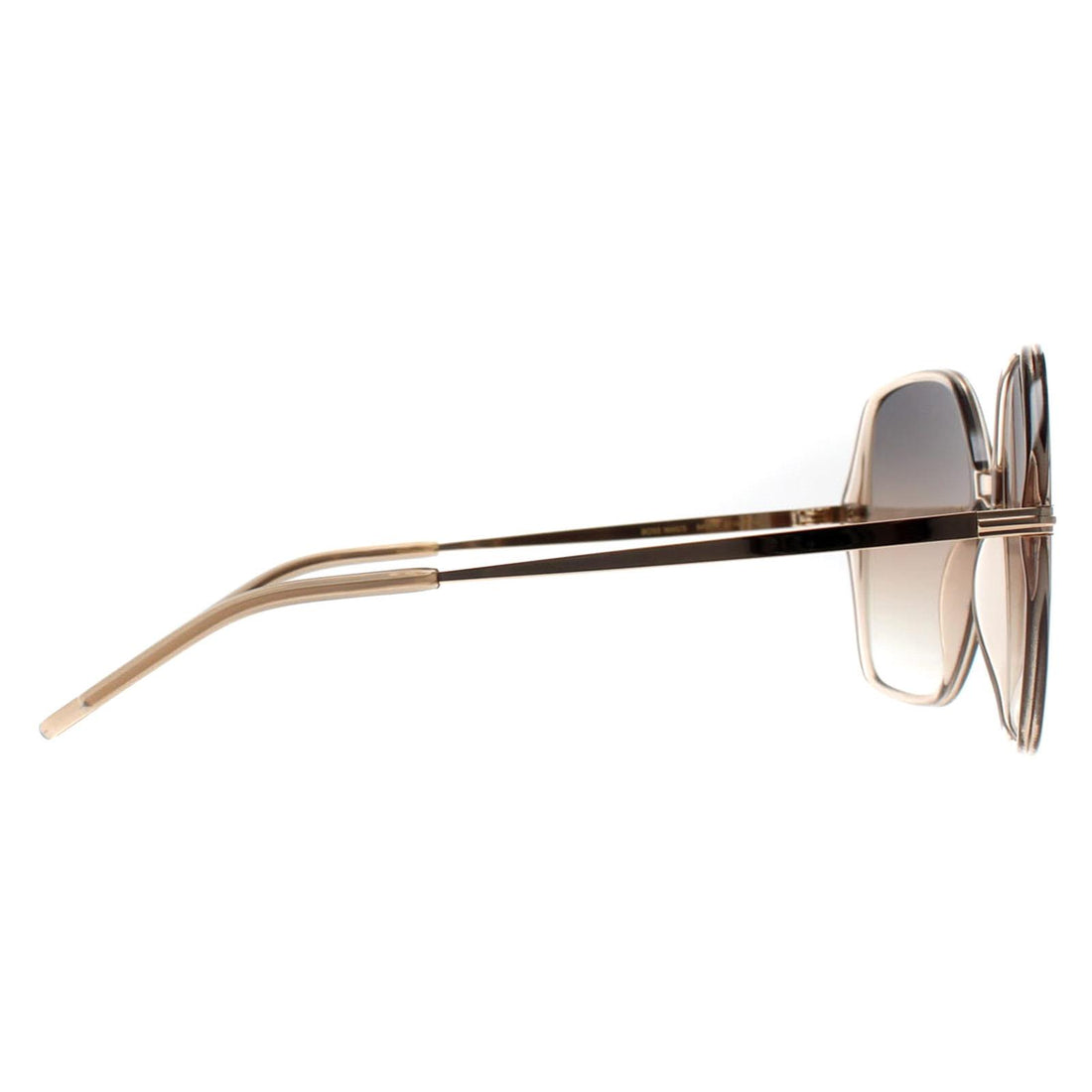 Hugo Boss Sunglasses BOSS 1660/S 84A PR Transparent Beige Gold Grey Brown Gradient