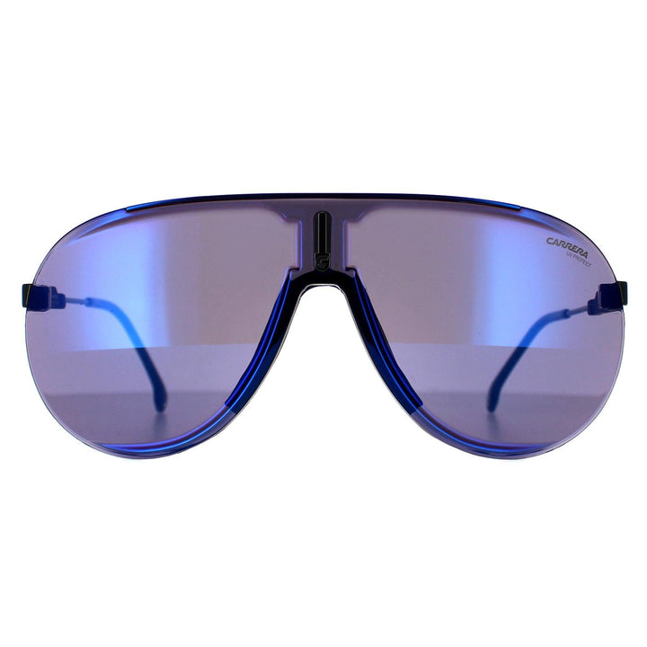 Carrera Sunglasses SuperChampion D51 XT Black Blue Blue Sky Mirror