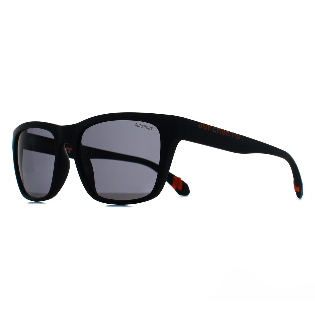 Superdry Sunglasses SDS-5009 104A Shiny Black Silver Mirror