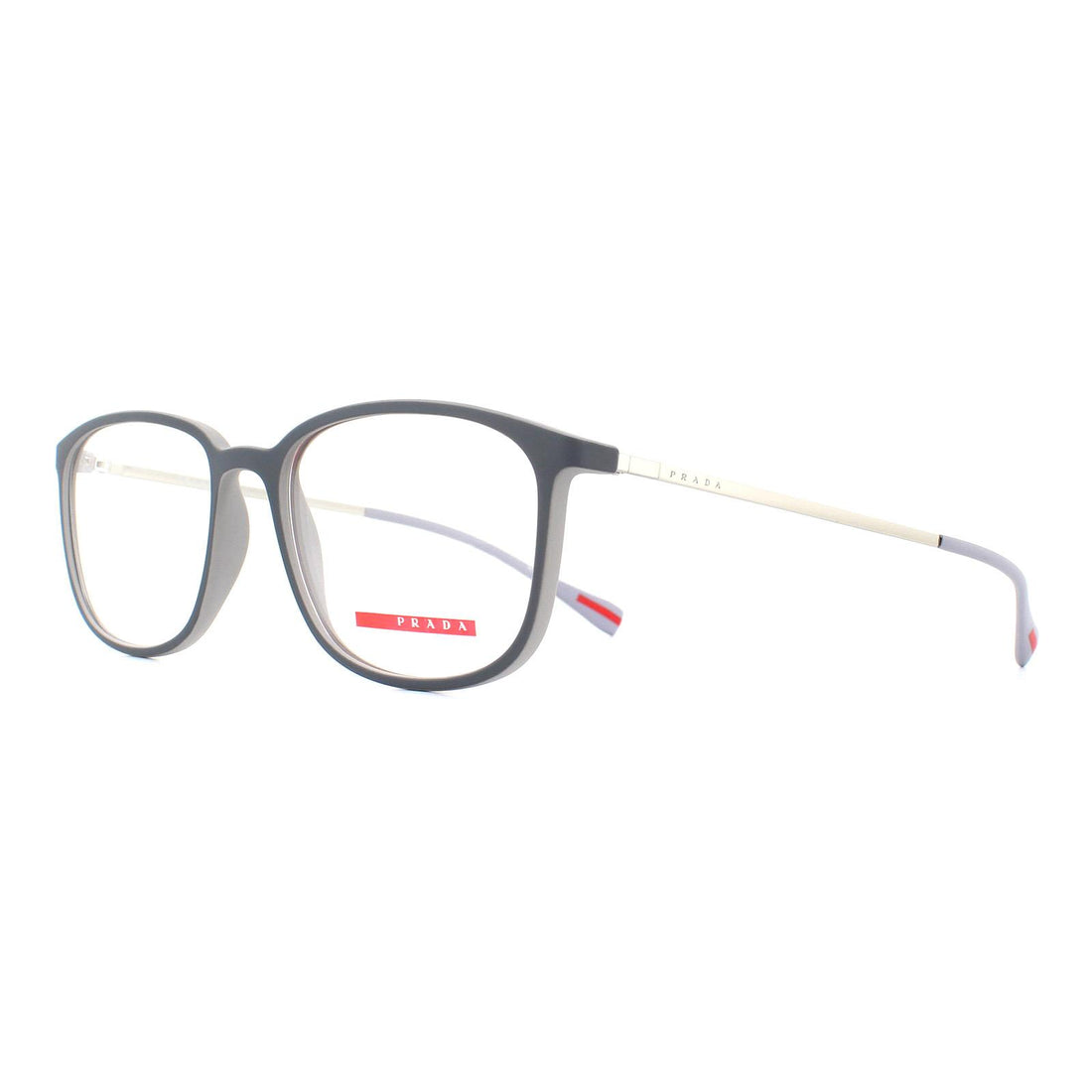 Prada Sport Glasses Frames PS03HV VIM1O1 Grey Rubber Men