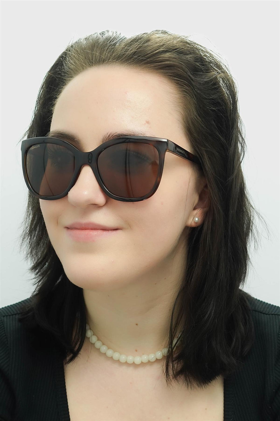 Serengeti Sunglasses Agata 8994 Shiny Tortoise Mineral Polarized Drivers Brown