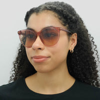 Tom Ford Sunglasses Maxim FT0787 72T Shiny Transparent Antique Pink Pink Gradient