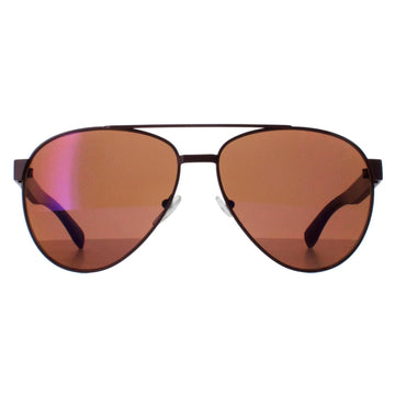 Lacoste Sunglasses L185S 615 Matte Red Brown