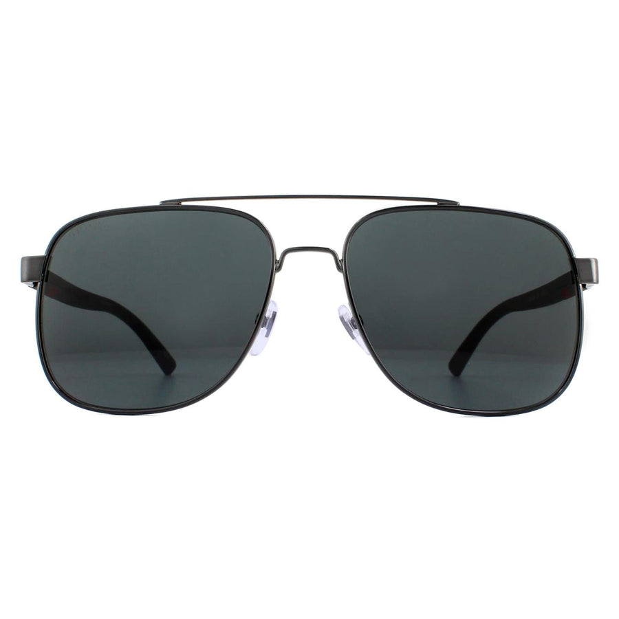 Gucci GG0422S Sunglasses Grey Black / Grey