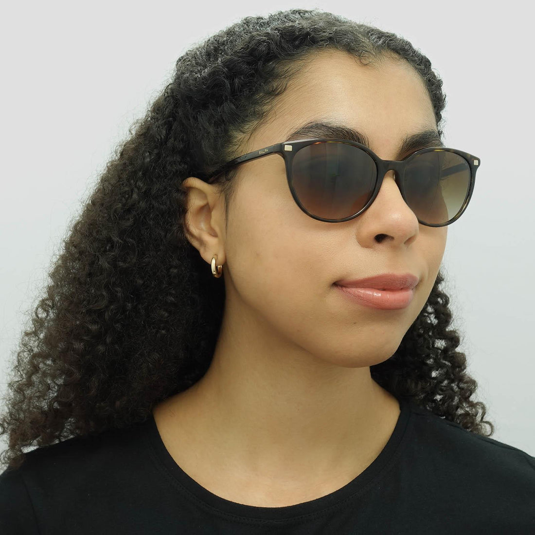 Ralph by Ralph Lauren Sunglasses RA5296 500313 Shiny Dark Havana Brown Gradient