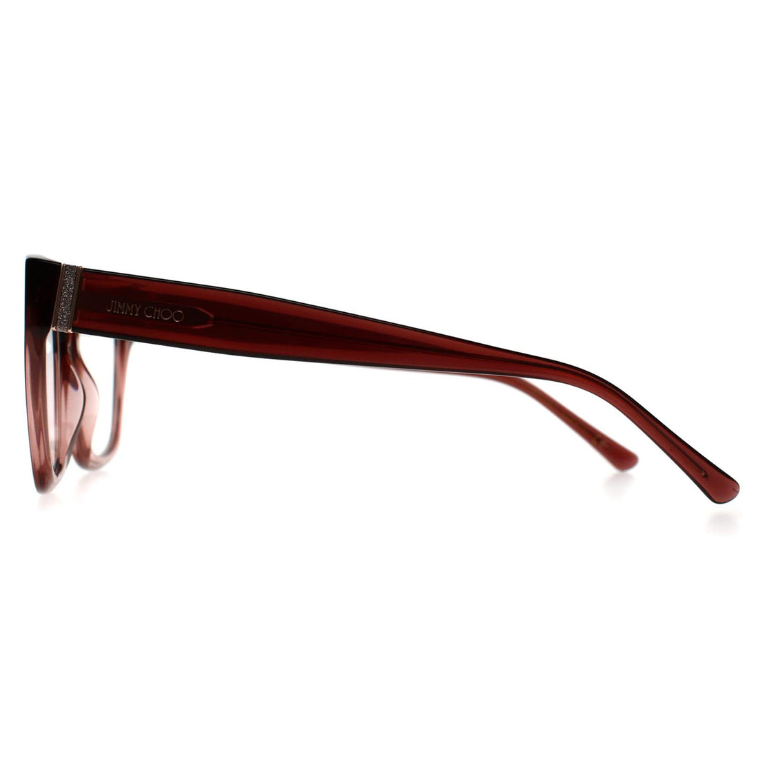 Jimmy Choo Glasses Frames JC351 2LN Burgundy Pink Faded Women