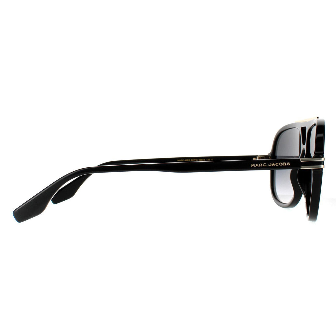 Marc Jacobs Sunglasses MARC 468/S 807 FQ Black Gold Grey Gradient Mirror