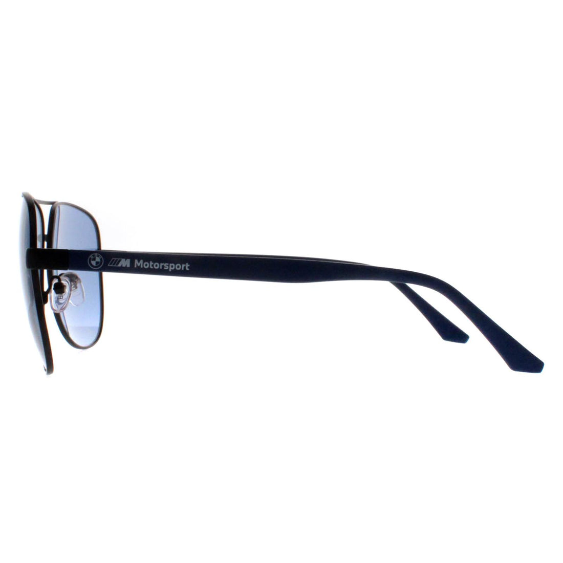 BMW Motorsport Sunglasses BS0028 02M Matte Black Blue Polarised