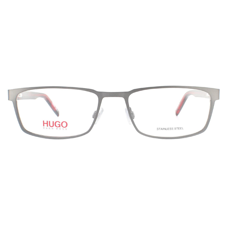 Hugo by Hugo Boss HG 1075 Glasses Frames Semi Matte Dark Ruthenium