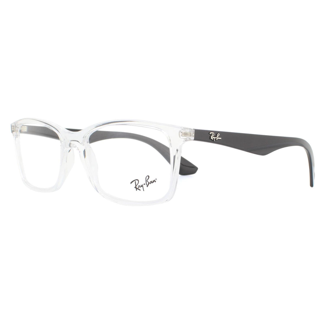 Ray-Ban Glasses Frames RX7047 5943 Transparent and Black Men 56mm