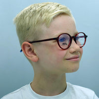 INVU Glasses Frames B4907 C Transparent Burgundy Women