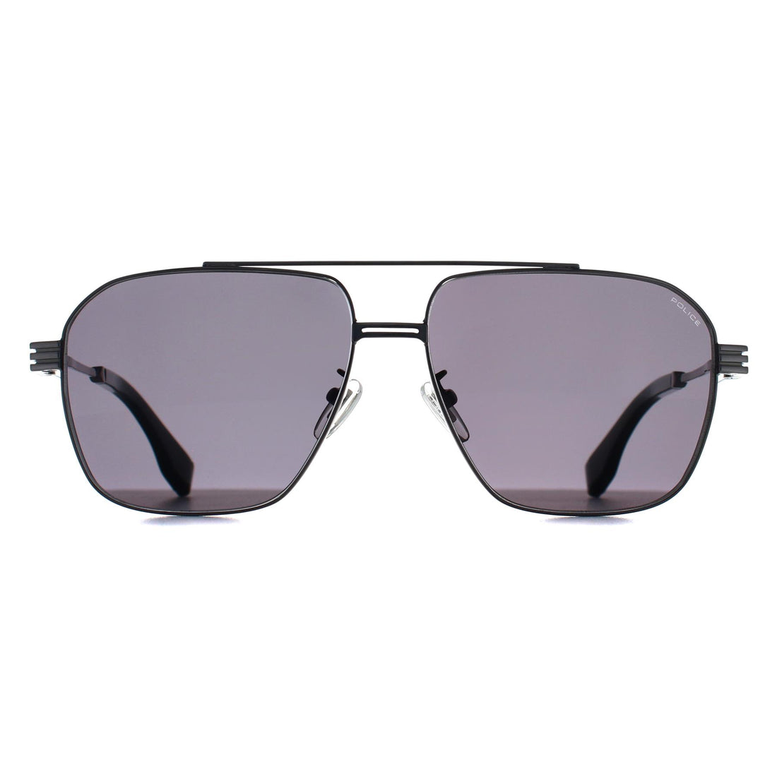 Police Sunglasses SPLQ91 Mercury 1 0509 Shiny Ruthenium Smoke Grey